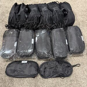Black Sleep Eye Masks 650 pcs